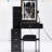 Black Vanity Table With Cushioned Stool - 2 Ac & Power, Touch Control Led Mirror, Switch, American Style Small And Seat , + Socket, Mirror Sliding Feature, Option, ,-690005718