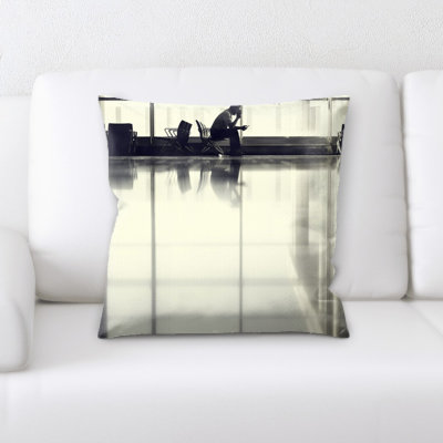 Microsuede Throw Pillow