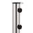 66.1lb Square Umbrella Base with Wheels, Stainless Steel Pipe, 17.7"x17.7" Gray Granite-975641843