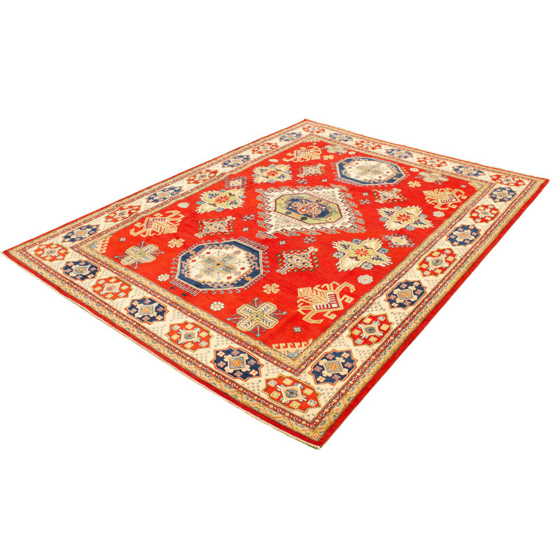 Tapis décoratif en laine noué à la main de conception unique 8 pi 9 po x 11 pi 10 po New Age Finest