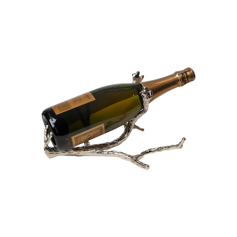 Twig Wine Bottle Holder, Nickel