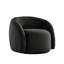 Chaise d'appoint Doniphan Modern Boucle-1322541799
