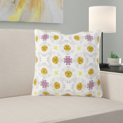 Flower Throw Pillow