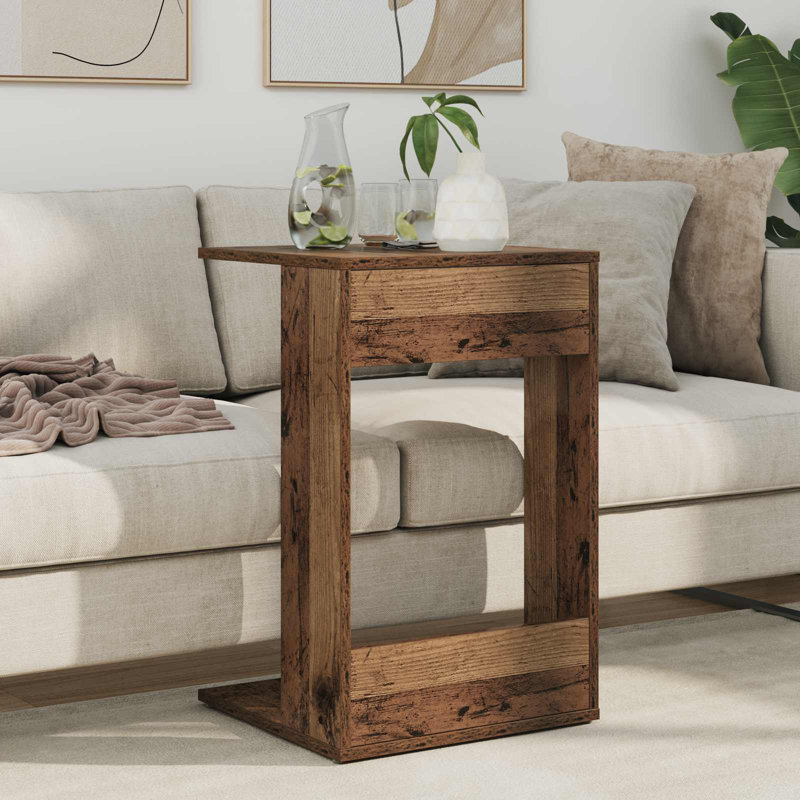 End Table, Old Wood