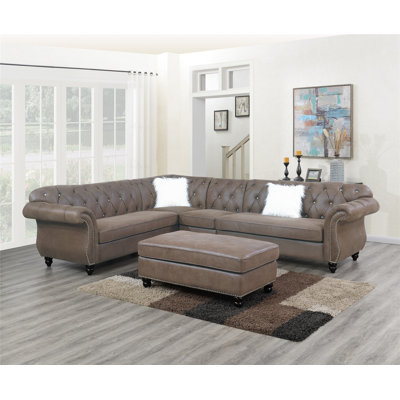 Sowa Upholstered L-Shaped Sectional
