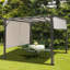 Auvent de remplacement beige pour pergola
