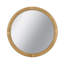 Miroir rond en rotin 31,9 po