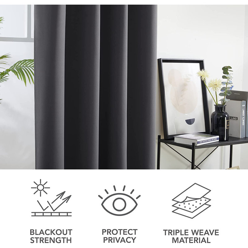 Blackout Door Curtain Pair