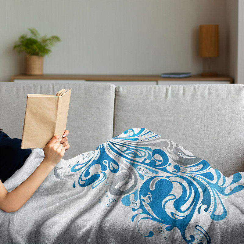 Hand Woven Throw Blanket, 50" x 70"