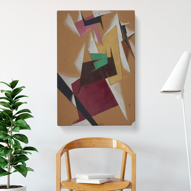 Composition Vol.13 by Lyubov Popova - Wrapped Canvas Painting, 50cm H x 35cm W x 3cm D