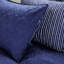 Literie pour lit de jour réversible bleu marine - 6 pièces pour lit simple, housse de 17 po, 3 taies décoratives, 15 po, 1 coussin décoratif, housse de rembourrage en coton brillant pour lit simple avec charme de 17 po et 15 po-127323183