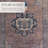 Beesley Machine Washable Blue/Dark Brown Rug-1855780301