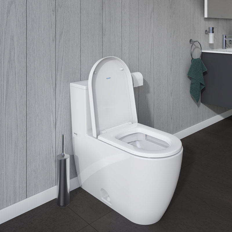 Duravit Me By Starck Dual-Flush Elongated One-Piece Toilet (Seat Included)