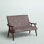 Causeuse avec accoudoirs en similicuir 46,75 po-1887112389-1887112390