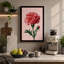Pink Carnation Botanical - Wrapped Canvas-152179225-152179236