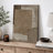 Neutral Earth Tone Abstract Artwork, Minimalist Modern Rustic Wall Pictures, Large Framed Canvas Giclee Print Wall Art-115244140-115244138-115244139