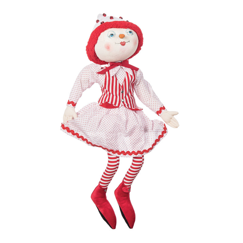 Figurine de poupée Sidney Snowman Joe Spencer Gathered Traditions