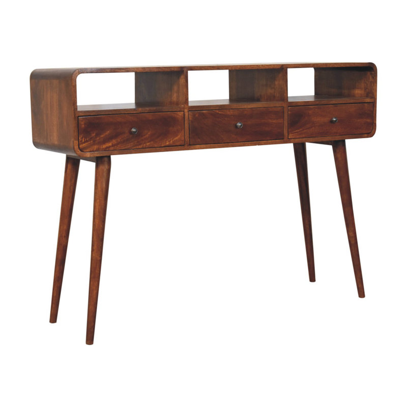 Hudak 51.18'' Solid Wood Console Table