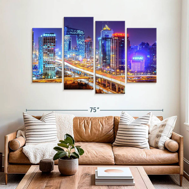 Beijing Nightscape, 42" H x 68" W