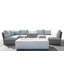 Ensemble de conversation pour 4 personnes avec coussins Normandy Wicker-38569621