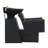 Shampoo Station Chair, Backwash Shampoo Ceramic Bowl and Chair Set for Salon
