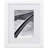 Rivoli White Matte Picture Frame with Mat-1043595413