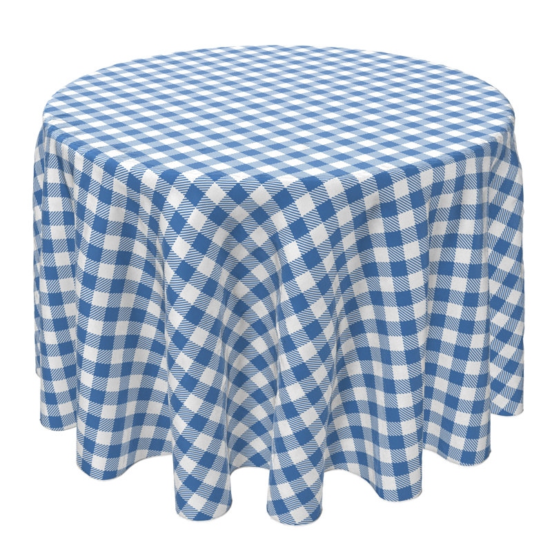 Fabric Textile Products, Inc. Round Tablecloth, 100% Cotton, 60 Round", Plaid 16