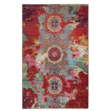 High-Quality Hand-Knotted Pink And Red Area Rug