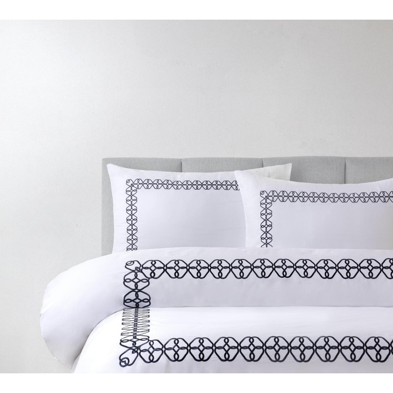 Ensemble de 2 taies décoratives 100% coton, Taie décorative format grand