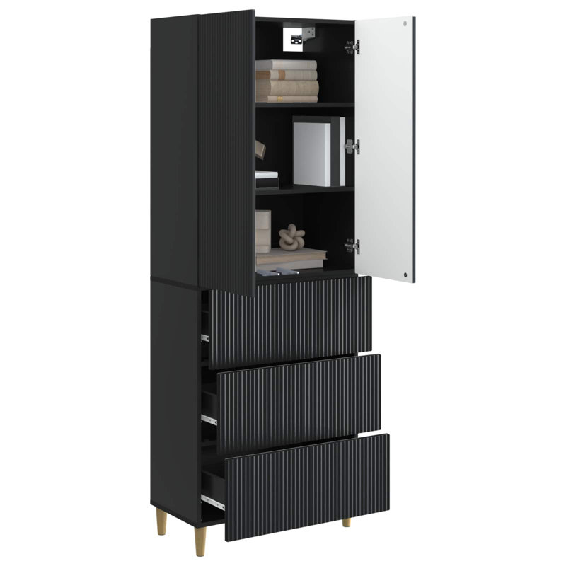 Storage Cabinet, Black