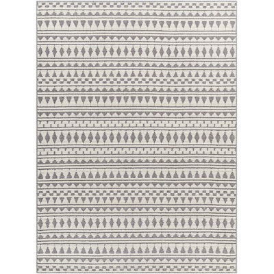 Tapis géométrique tissé à la machine Anest