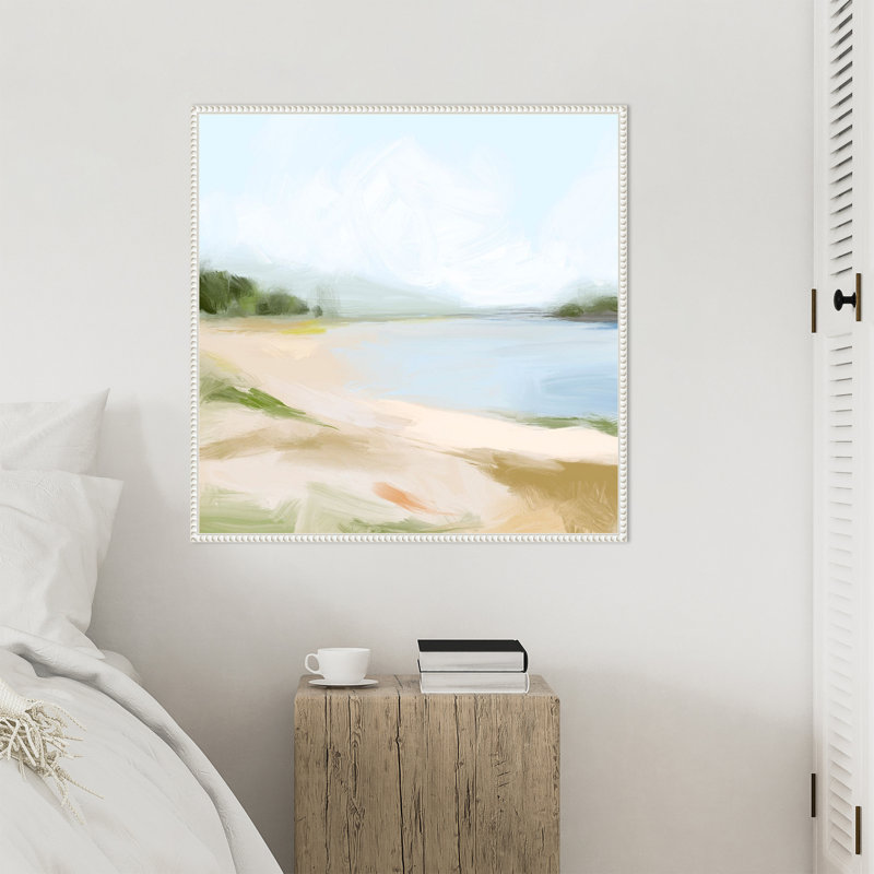«Blissful Bay View I» par Victoria Barnes, reproduction d'art sur toile encadrée, H 30 po x l 30 po
