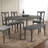 Weathered Grey Dining Bench With Turned Legs-2043856947