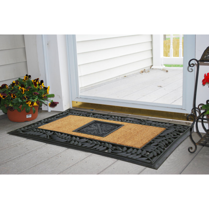 Danford Non-Slip Doormat, Rectangle 2'2" x 4', X