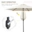 Parasol de marché 108 pi Hector-31272505