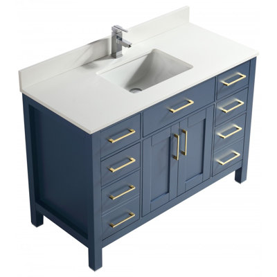 48" Solid Wood Vanity - Cabinet Only