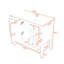 Meuble-lavabo moderne en bois avec lavabo en céramique et rangement multifonctionnel-1849324571