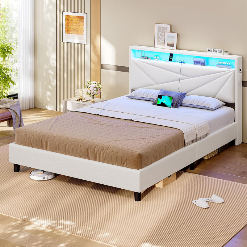Bed, White, Double (4'6)