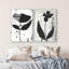 Single Flowers Set High-Gloss Frameless Acrylic Glass Wall Art Abstract Print by Oliver Gal, Ready to Hang, 10 x 15-1959345033-2067705674