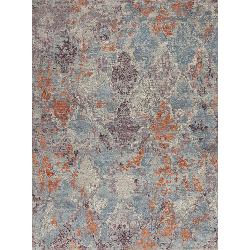 Fanciful Hand Knotted Area Rug