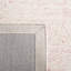 Tapis floral en laine / coton touffeté à la main Gazella - ivoire / rose-715711560
