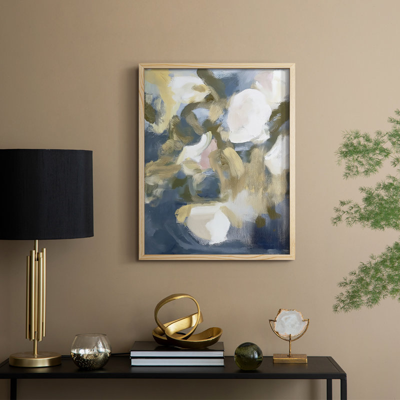 ABSTRACT Series DCCCL XXVII, reproduction encadrée - bois massif, H 11 po x l 9 po