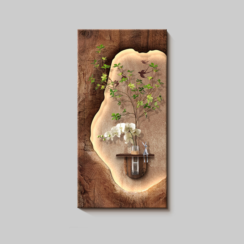 Image murale rectangulaire en grès, H 47,24 po x l 23,62 po