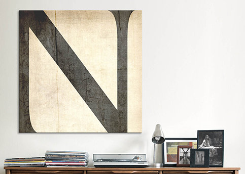 « blanchi », art textuel sur toile, H 12 po x l 12 po x P 0,75 po, N