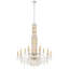 Siena 17 Light 40.5in x 50.5in Two-Tier Chandelier in Black with Clear Radiance Crystals-1201923058-1201923062
