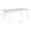 Ensemble de jardin et table en blanc cassé/gris, structure en corde épaisse tressée à la main, coussins amovibles déperlants antirouille