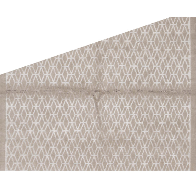 Tapis rectangulaire noué à la main
