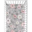 Drap-housse pour lit de bébé floral en aquarelle