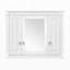 Armoire murale de salle de bain avec miroir et 4 tablettes-772721890