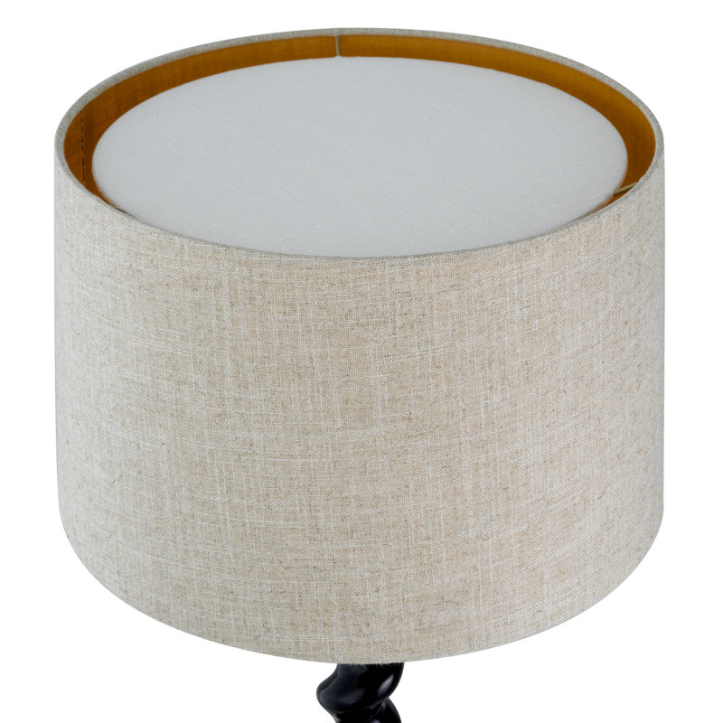 Massimo Table Lamp, Piano Black